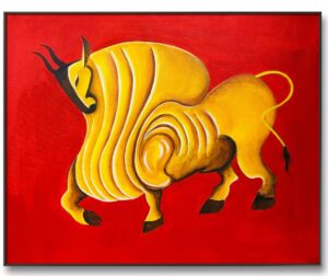 Surging Bull