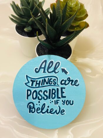 Motivational art - Table showpiece