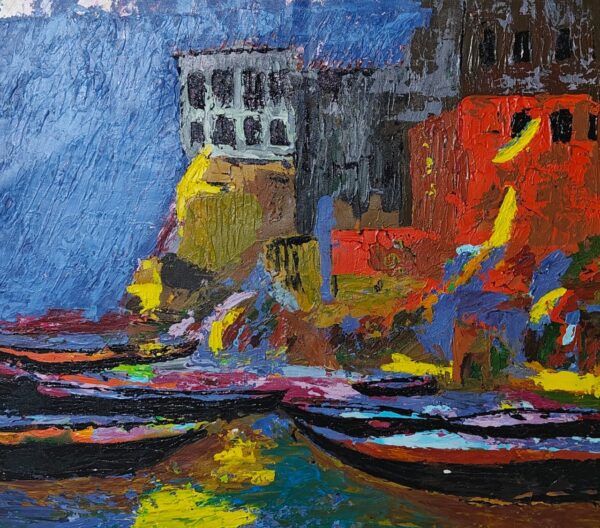Vibrant Shores Of Varanasi